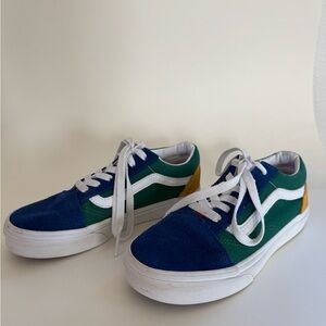 Vans Old Skool Yacht Club Color Block Sneakers Kids Size 2.5